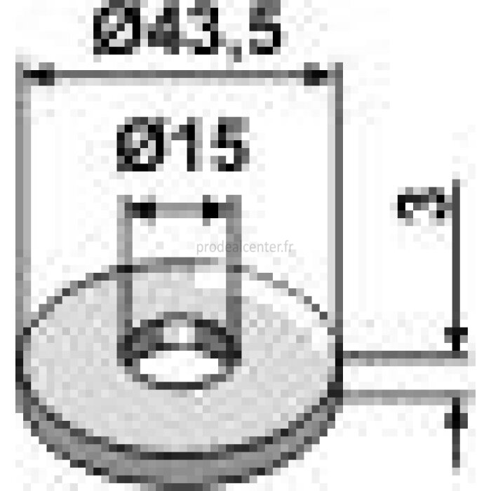Rondelle de semoir Universel 43,5 x 15 x 3 mm adaptable-123476_copy-31