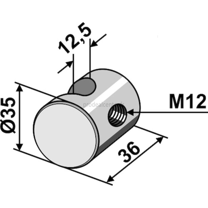 Clé Plate MIXTE 19 Pour Vis Tête hexagonale TH / Ecrou M12 Conditionnement:  1 pièce