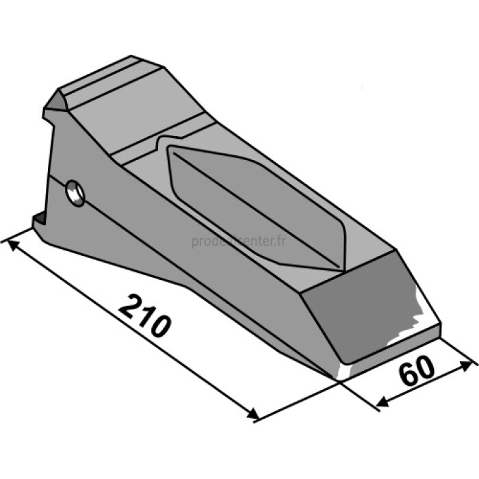Pointe de décompacteur Kongskilde (71000331548) 210 x 60 mm adaptable-146889_copy-33
