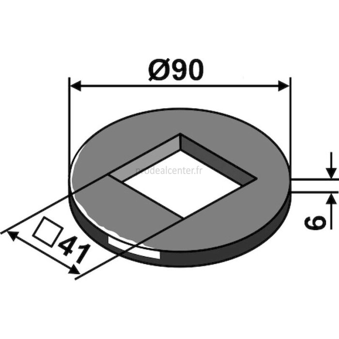 Rondelle de rouleau Güttler (70366000) 90 x 41 x 6 mm adaptable-1794329_copy-30