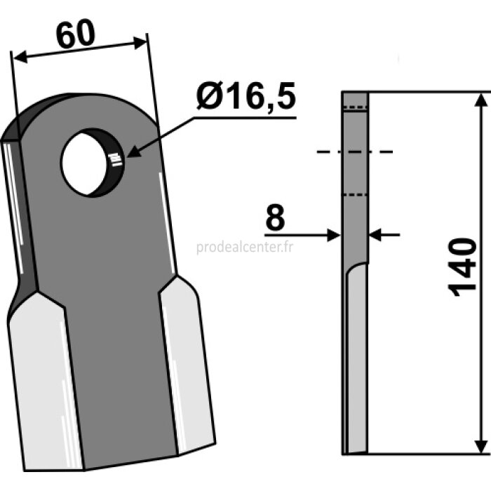 Couteau droit de broyeur Orsi 140 x 60 x 8 mm adaptable-1129233_copy-30