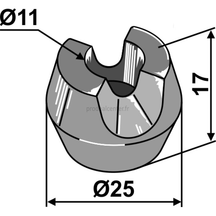 Bride de serrage de chaîne 9 x 27, 11 x 31 épandeur et évacuateur Bergmann (T47/M91)-133022_copy-31