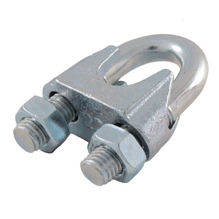 Collier de serrage pour câble métallique DIN 741 galvanisé diamètre 40 mm-1126865_copy-30
