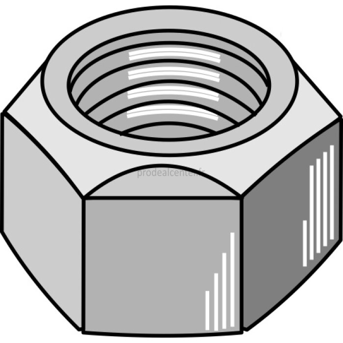 Ecrou frein hexagonal adaptable 10.9 din 980 M16 x 2 boulonnerie Universelle-132675_copy-3