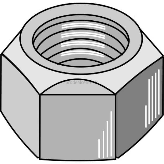 Ecrou frein hexagonal adaptable 10.9 din 980 M20 x 2,5 boulonnerie Universelle-132677_copy-3