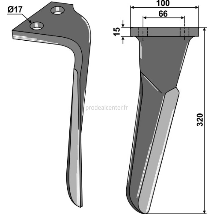 Dent de herse rotative Emy-Elenfer (2901271) droite 320 x 100 x 15 mm adaptable-1127299_copy-30