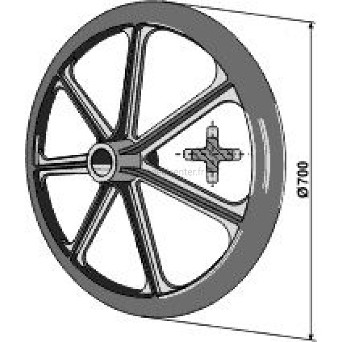 Elément cambridge de rouleau Universel diamètre : 700 mm adaptable-121054_copy-31