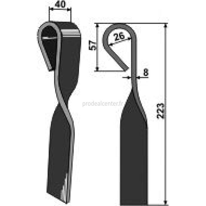 Couteau de fanes pour Rumptstad 223 x 40 x 8 mm (007807)-124283_copy-31