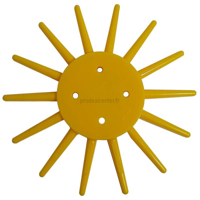 Etoile plastique de disque bineur rotatif Kult Kress jaune, moyenne diamètre 290 mm-1796056_copy-30