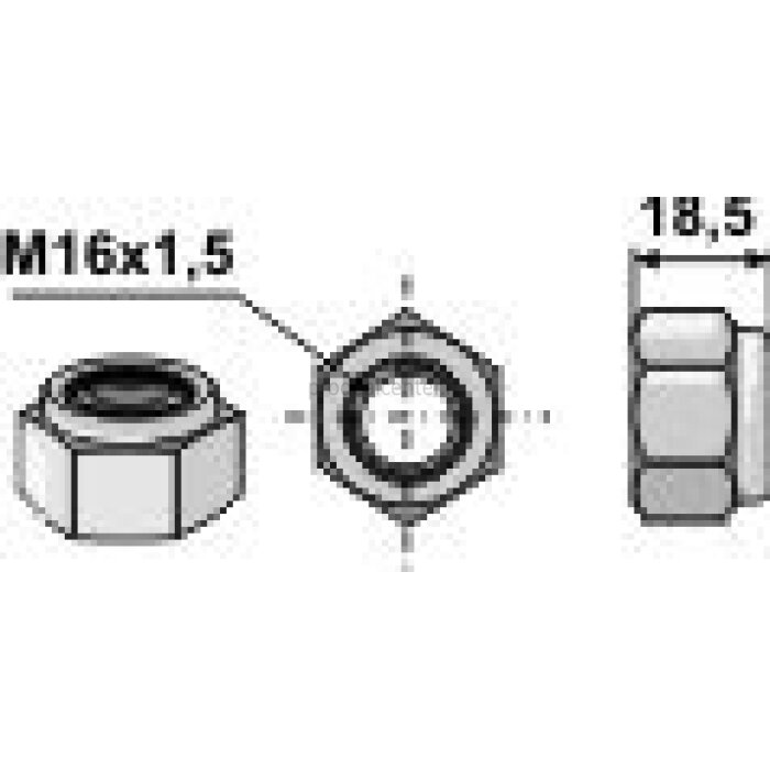 Ecrou hexagonal à freinage interne adaptable 10.9 M16 x 1,5 boulonnerie Sauerburger (01.011.6287)-131511_copy-3
