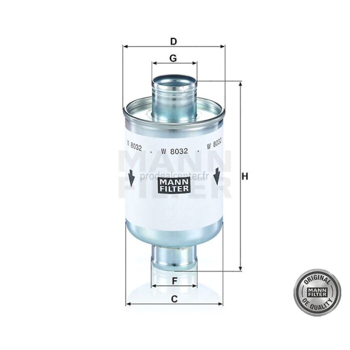 Filtre hydraulique de première monte pour Hurlimann XA 76-1801098_copy-30