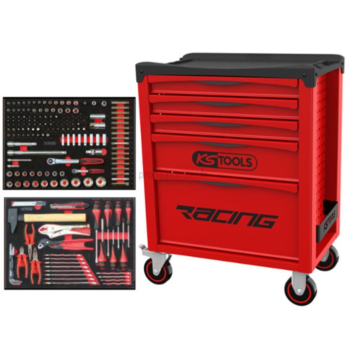 Servante RACING 5 tiroirs équipée de 184 outils KS Tools (855.5184)-1792409_copy-31