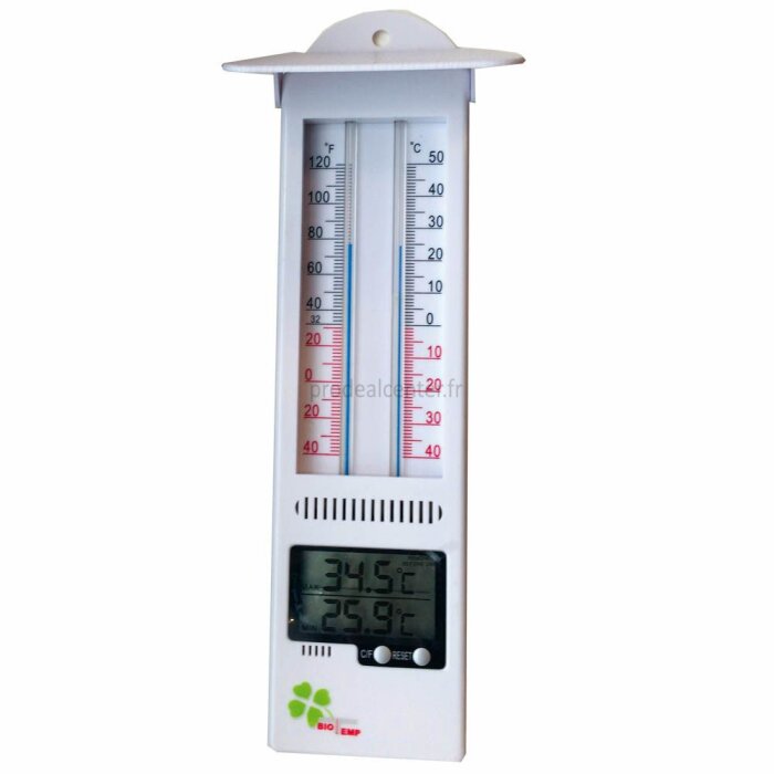Thermomètre digital mini maxi double affichage