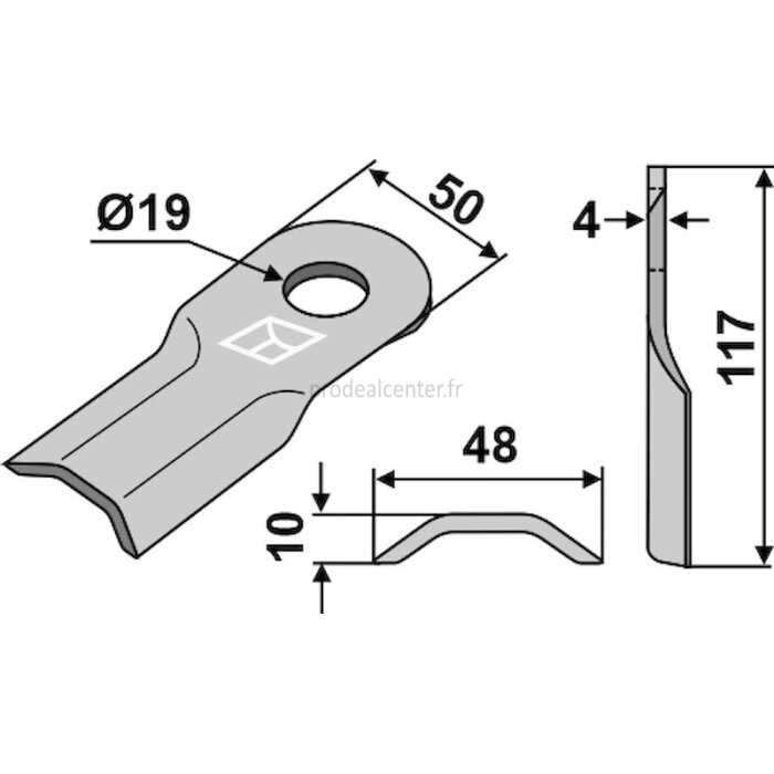 Couteau bombé 117 mm Krone 139800.0 adaptable-120337_copy-31