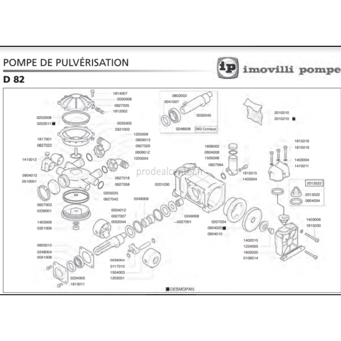 Réservoir dhuile pour pompe de pulvérisation Imovilli D 82-1762000_copy-31