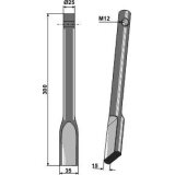 Dent niveleuse de cultivateur / vibroculteur Dal-Bo (14350) 300 mm matériel 35 x 15 mm adaptable-123387_copy-20