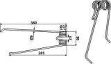 Dent de fenaison adaptable modèle droit noir pour Lely Lotus Universalmaschine (4.1015.0068.0R)-123696_copy-20