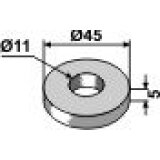 Rondelle plate standard adaptable 45 x 11 x 5 mm boulonnerie Universelle-1126687_copy-20