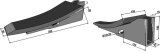 Pointe de décompacteur Mandam (08-03-0087) traité 45-47HRC 350 x 50 x 20 mm adaptable-1128567_copy-20