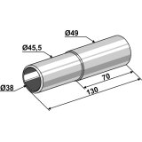 Tube de pipe à lisier de cultivateur / vibroculteur Universel 130 x 49 x 45,5 x 38 mm adaptable-1127337_copy-20