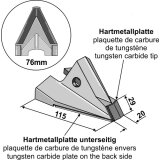 Pointe de semoir Universel avec plaquettes carbure 115 x 76 x 20 mm système Bourgault adaptable-145403_copy-20