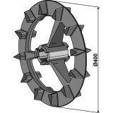Elément crosskill de rouleau Lemken (4239010) diamètre 400 mm adaptable-1751996_copy-20