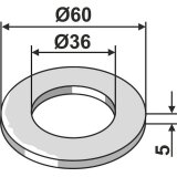 Rondelle de semoir Universel 64,5 x 39 x 4 mm adaptable-1794444_copy-20