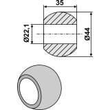 Rotule inférieure Ø 44 mm catégorie I Universel-139128_copy-20