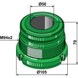 Couvercle fileté pour cylindre 90/50 pour barre de poussée hydraulique-138720_copy-20