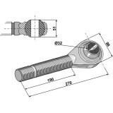 Rotule filetée M36 x 4 longueur 270 mm filetage à gauche catégorie III-139191_copy-20