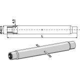 Tube 275 mm filetage M27 x 3 pour barre de poussée catégorie I/II-139343_copy-20