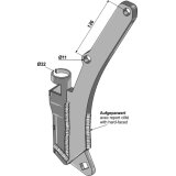 Dent nue de semoir Universel système Bourgault sans soc entraxe 126 mm adaptable-1128583_copy-20