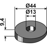 Bague de fixation de semoir Universel 44 x 13 x 9,4 mm système Bourgault adaptable-1794360_copy-20