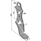 Guide de profondeur de semoir Maschio (G16043842) gauche 250 x 47 x 4 mm adaptable-1794433_copy-20