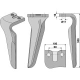 Dent de herse rotative Remac droite Multip 300 x 100 x 16 mm adaptable-131545_copy-20