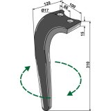 Dent de herse rotative Emy-Elenfer (84045001 84274001) droite 310 x 100 x 15 mm adaptable-131677_copy-20