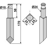 Dent de rototiller Falc (240131) 170 x 25 x 25 mm adaptable-131748_copy-20