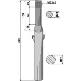 Dent de herse rotative Jf Stoll droite / gauche 305 mm adaptable-131813_copy-20