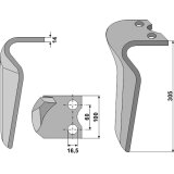 Dent de herse rotative Morra (007869) droite 305 x 100 x 14 mm adaptable-131870_copy-20