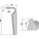 Dent de herse rotative Feraboli gauche 290 x 100 x 12 mm adaptable-131916_copy-20