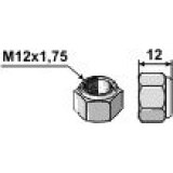 Ecrou hexagonal à freinage interne adaptable M12 x 1,75 boulonnerie Universelle-122882_copy-20