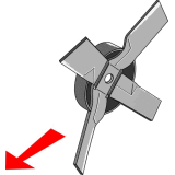 Couteau en croix modèle gauche pour bêche rotative-122895_copy-20