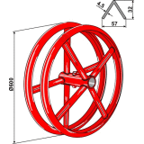 Elément double anneaux en forme de toit de rouleau Vogel et Noot (G0300300) diamètre : 600 mm adaptable-121163_copy-20