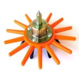 Rotor complet de disque bineur rotatif Kult Kress orange, souple diamètre 250 mm-1796061_copy-20