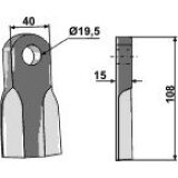 Couteau droit de broyeur Becchio et Mandrile 108 x 40 x 15 mm adaptable-125802_copy-20
