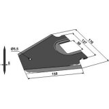Couteau densilage pour Schuitemaker 150 x 170 x 5 mm (433.999)-119814_copy-20