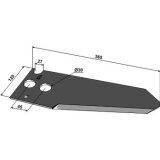 Couteau densilage pour autochargeuse Krone 120 x 365 x 4 mm (345.144.2)-120559_copy-20