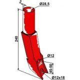 Tube de descente de semoir Kverneland (AC430308) 240 mm adaptable-125948_copy-20