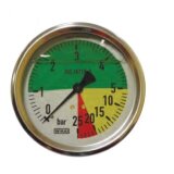 Manomètre à boîtier Inox et échelle dilatée diamètre : 100 mm pression : 0 / 5 / 25 bars 1/4 pouce-1784334_copy-20
