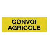 Panneau convoi agricole aluminium 1200 x 400 mm-5542_copy-20